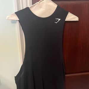 GYMSHARK black DRYFIT cut off tank size M